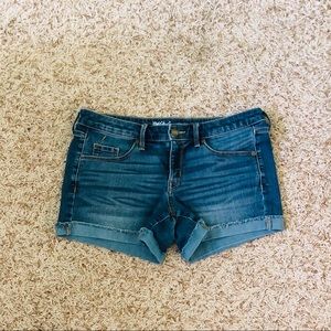 Mossimo Mid-Rise Jean Short Classic Blue Wash